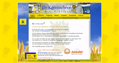 Desktop Screenshot of minicampingkorenschoof.nl